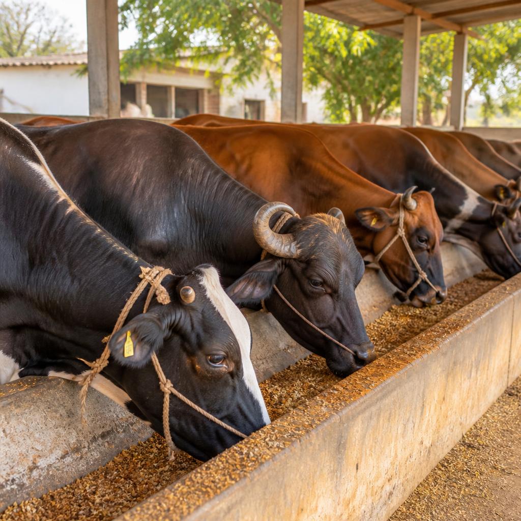 Molasses Mixed Cattle Feed